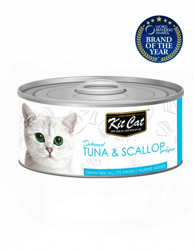 Kit Cat | Atún con vieira en gelatina (80g)