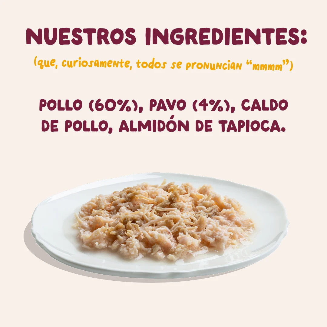 lata gatos pollo con pavo textura lascas
