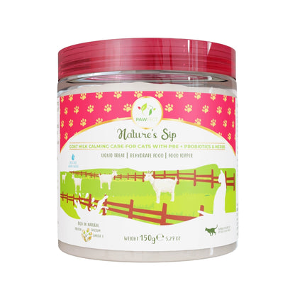 leche cabra gatos calming care probioticos