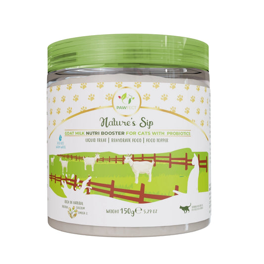 leche de cabra gatos probioticos pawfect