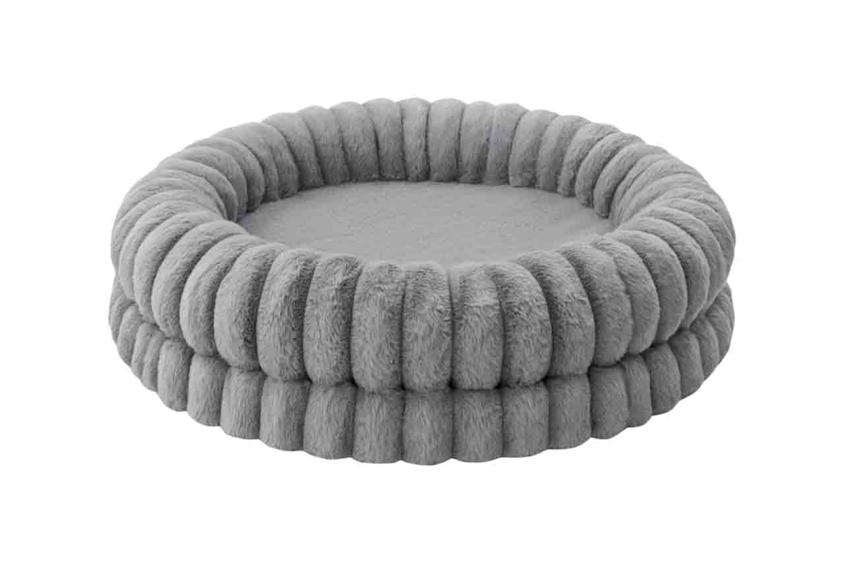Cama redonda Muffin Freedog con bordes mullidos para perros y gatos