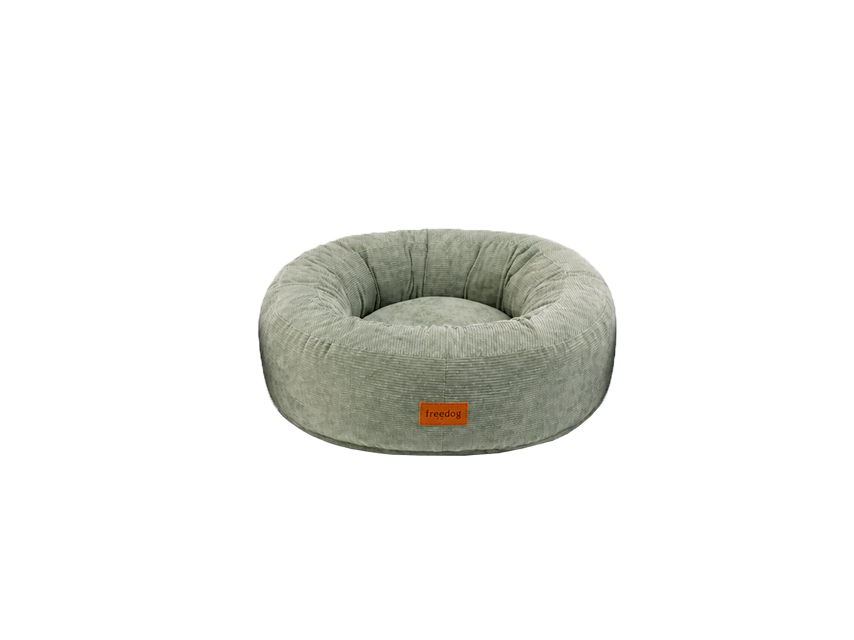 Cama Cuddle Nest Freedog para gatos con bordes elevados y relleno acolchado