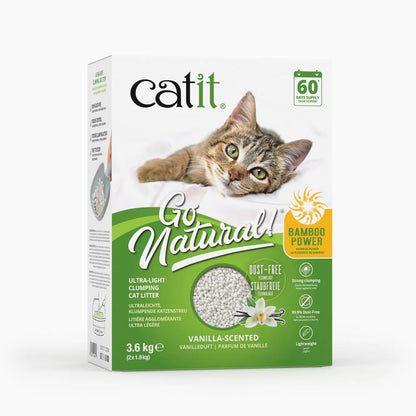 Catit | Arena Aglomerante Ultraligera Bambu GO NATURAL