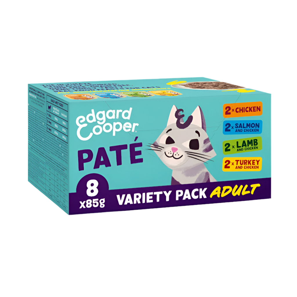 multipack pate gatos edgard cooper 8x85g variedades