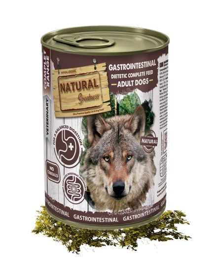 Natural Greatness | Pack de 6 latas gastrointestinales para perros (6x400g)