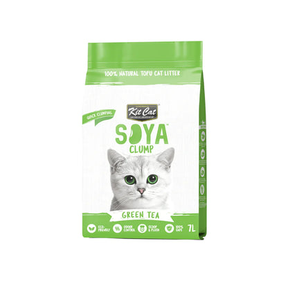 Kit Cat | SoyaClump Arena de Soja BIO - Green Tea 7L