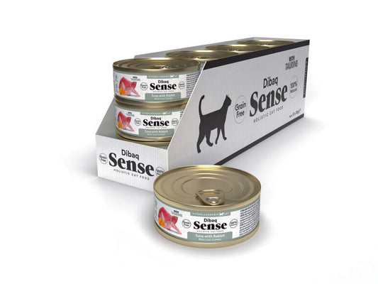 pack 12 comida humeda gatos atun conejo dibaq