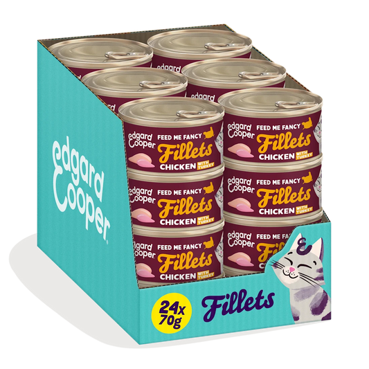 pack 24 latas edgard cooper pollo pavo gatos
