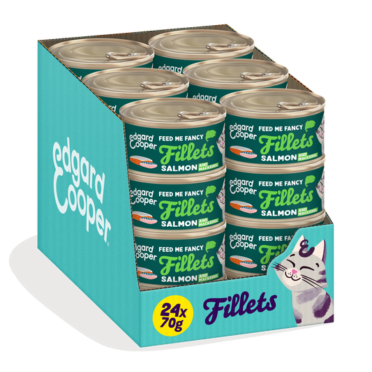 pack 24 latas edgard cooper salmon caballa gatos
