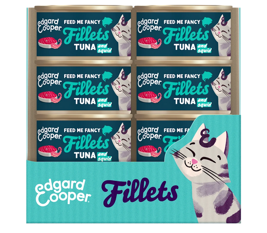 pack 24 latas filetes atun calamar gatos edgard cooper