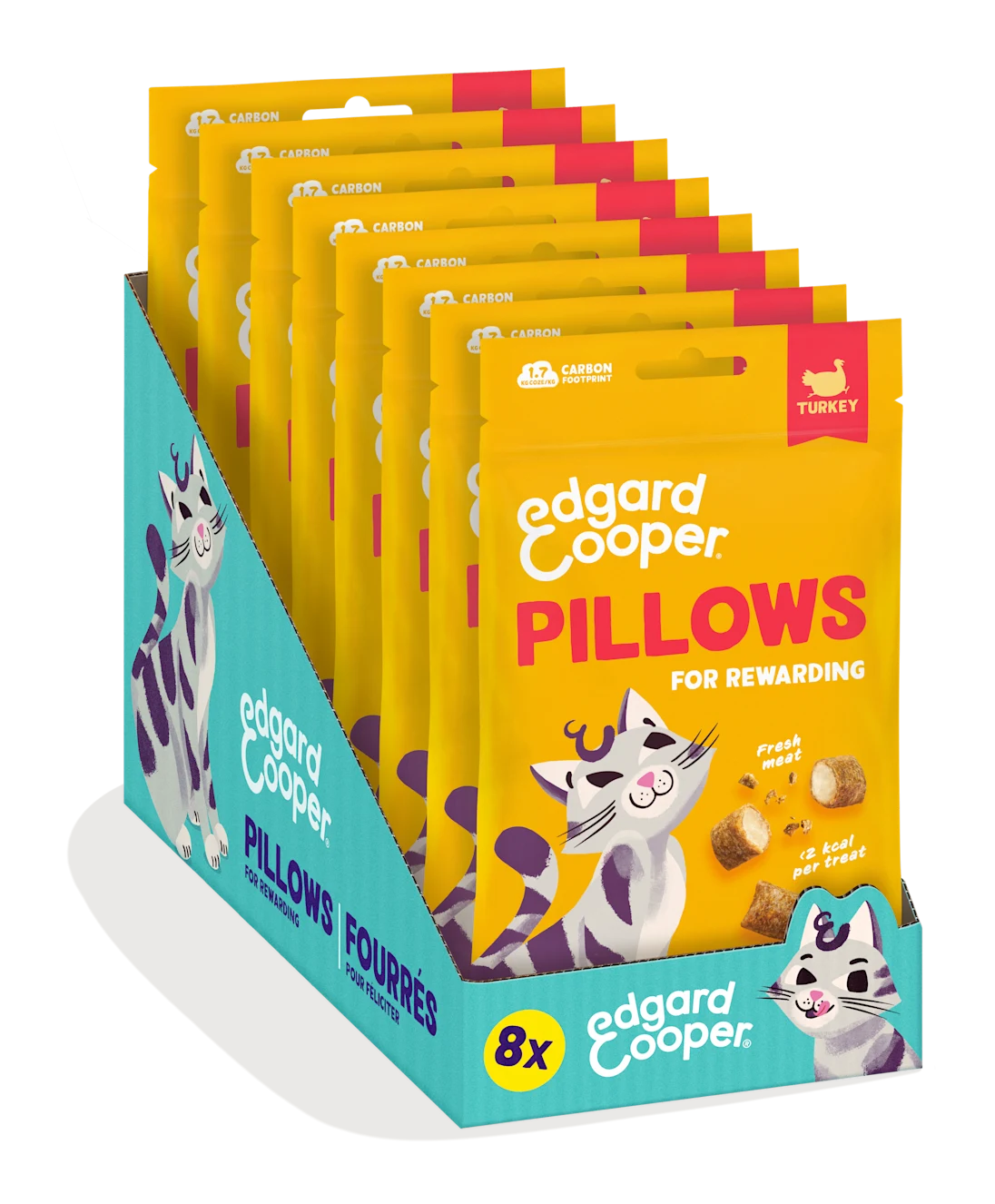 pack 8 snacks gatos pavo edgard cooper