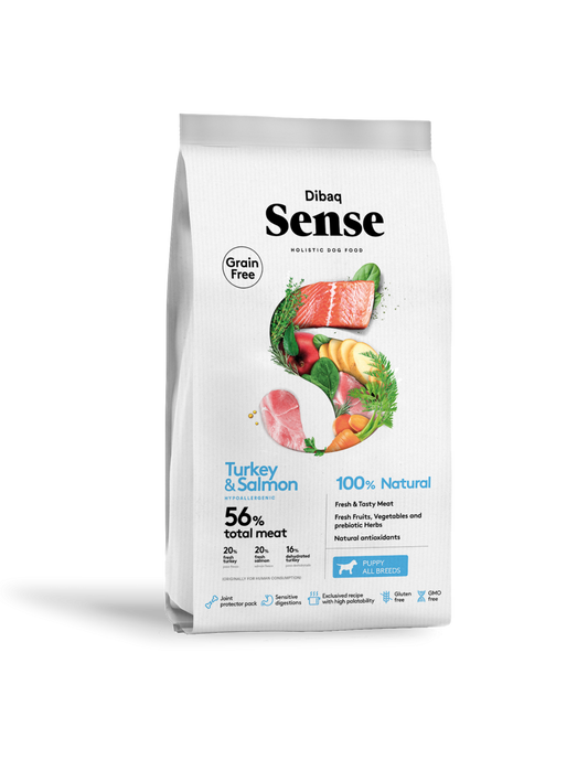 pienso cachorros pavo salmon dibaq sense