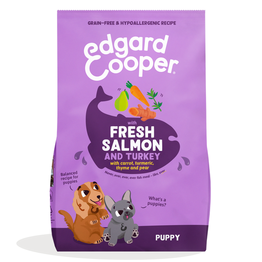 pienso cachorros salmon pavo edgard cooper