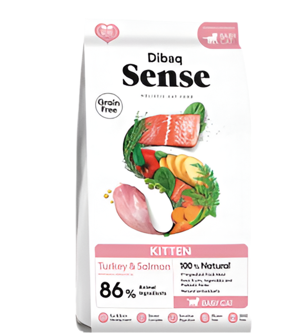 pienso gatitos pavo salmon dibaq sense