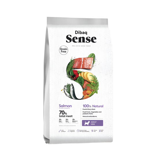 pienso perros mini salmon dibaq sense