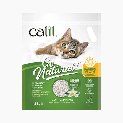 Catit | Arena Aglomerante Ultraligera Bambu GO NATURAL