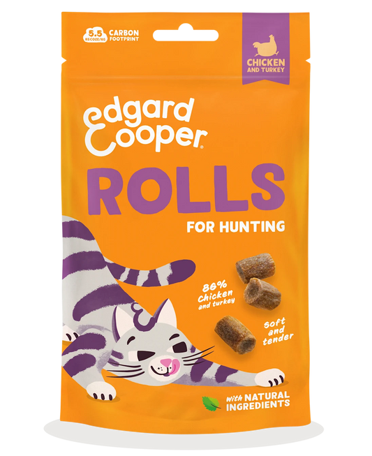 rolls de pollo para gatos Edgard Cooper 45g