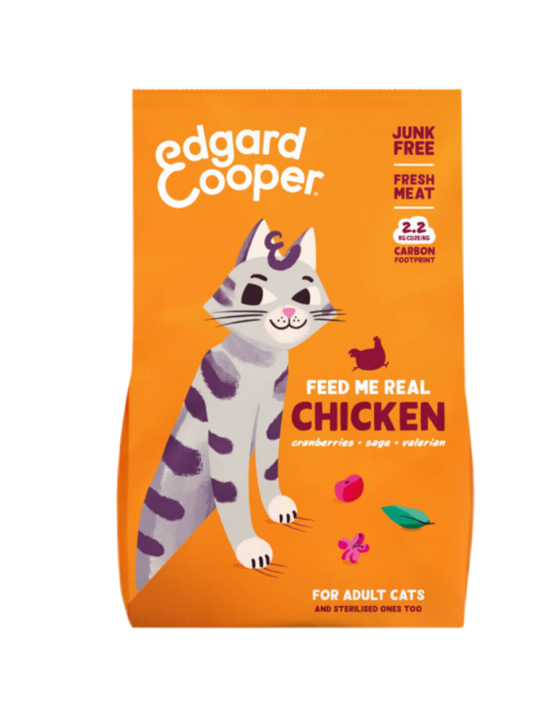 saco pienso gatos pollo arandanos edgard cooper
