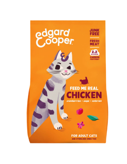 saco pienso gatos pollo arandanos edgard cooper