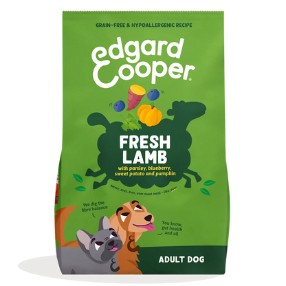 saco pienso perro cordero edgard cooper sin cereales