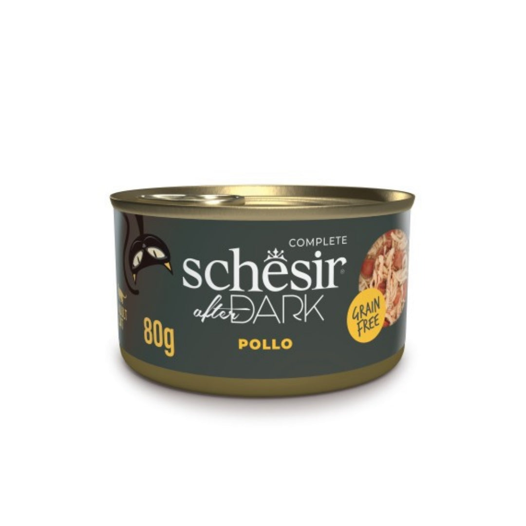 Schesir | After Dark Filetes Pollo en Caldo (80g)