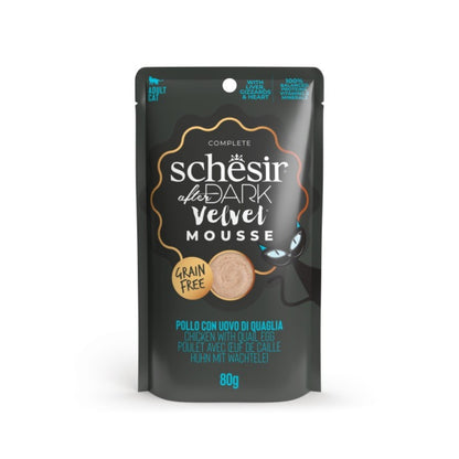 Schesir | After Dark Mousse Pollo con Huevo de Codorniz (80g)