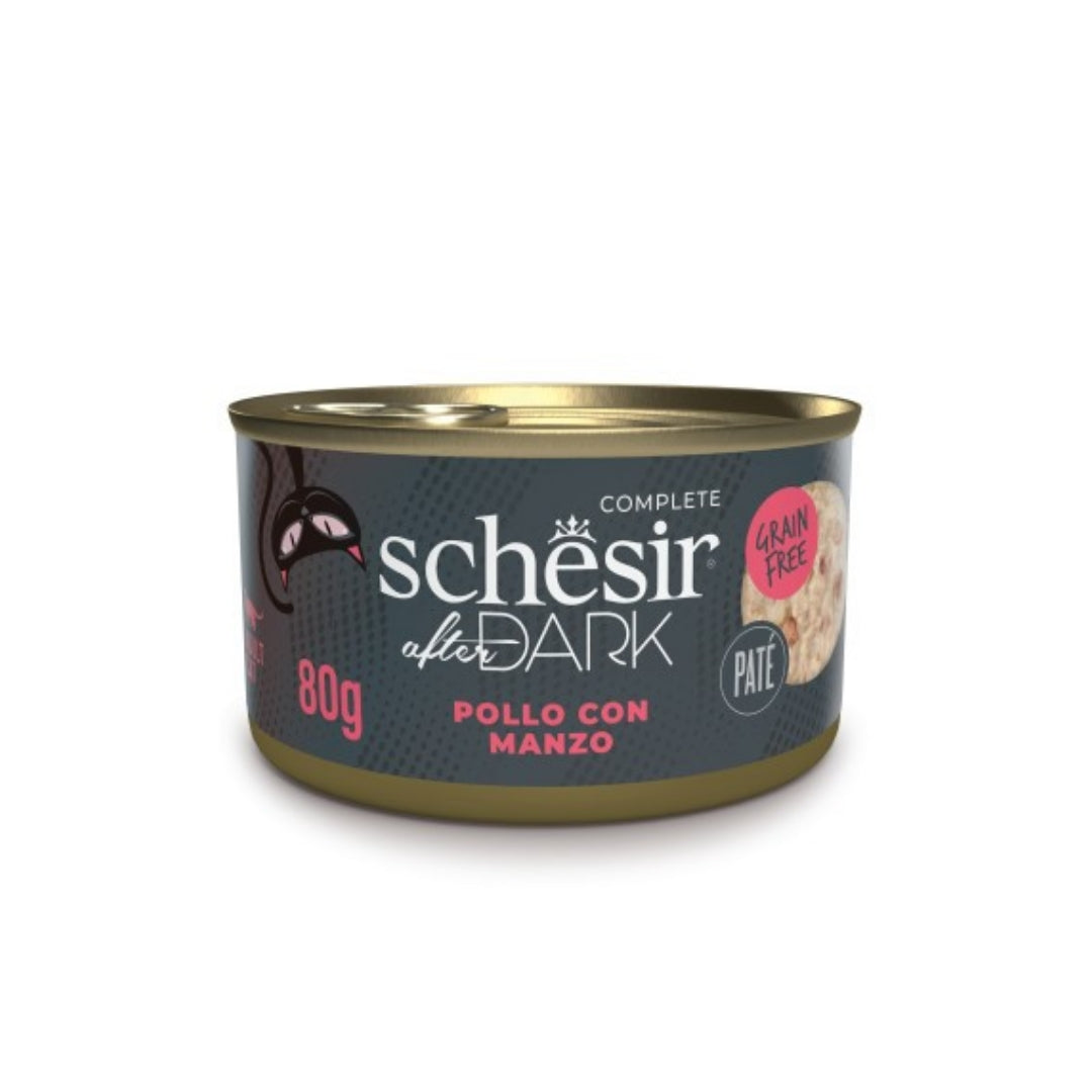 Schesir | After Dark Paté Pollo con Ternera (80g)