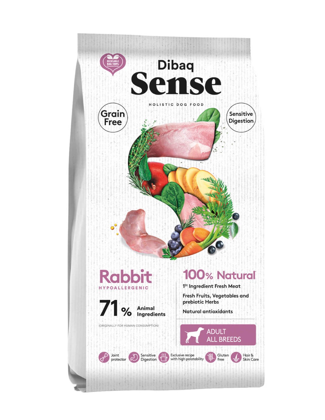 Dibaq | Sense Dog Grain Free - Conejo 10kg