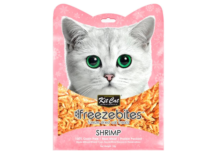 Kit Cat | FreezeBites Camarones 10g - Snack Liofilizado