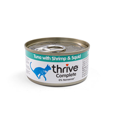 thrive atun gambas calamar gatos