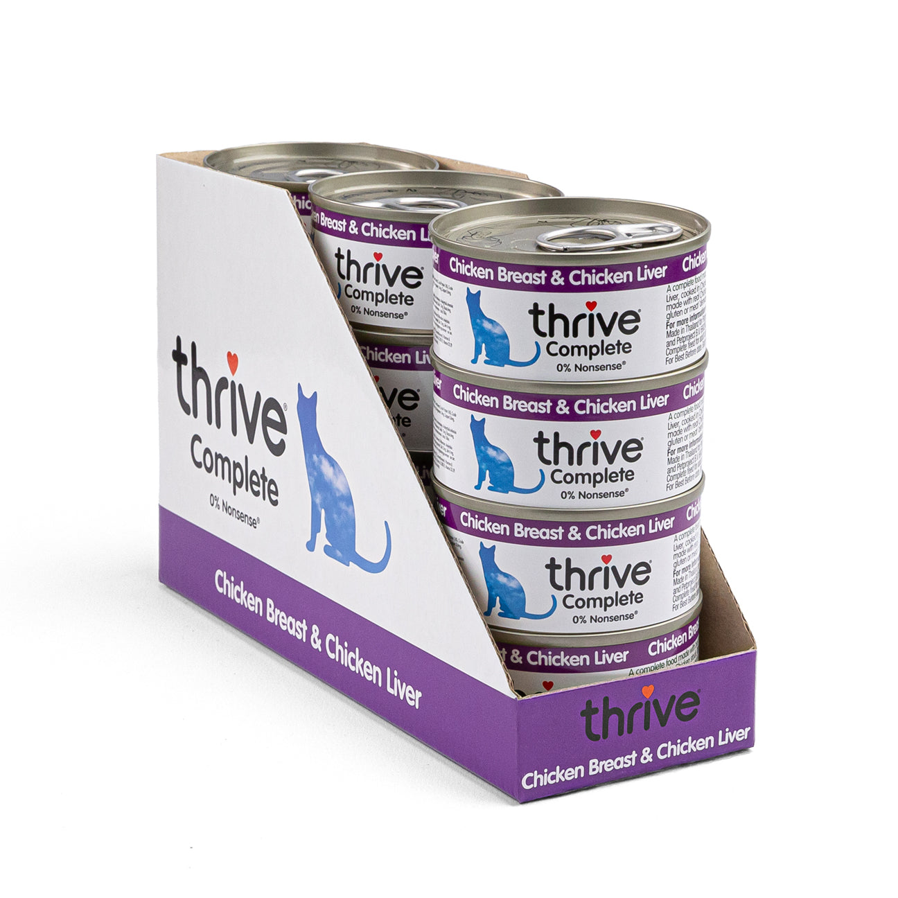 thrive comida completa gatos pollo higado