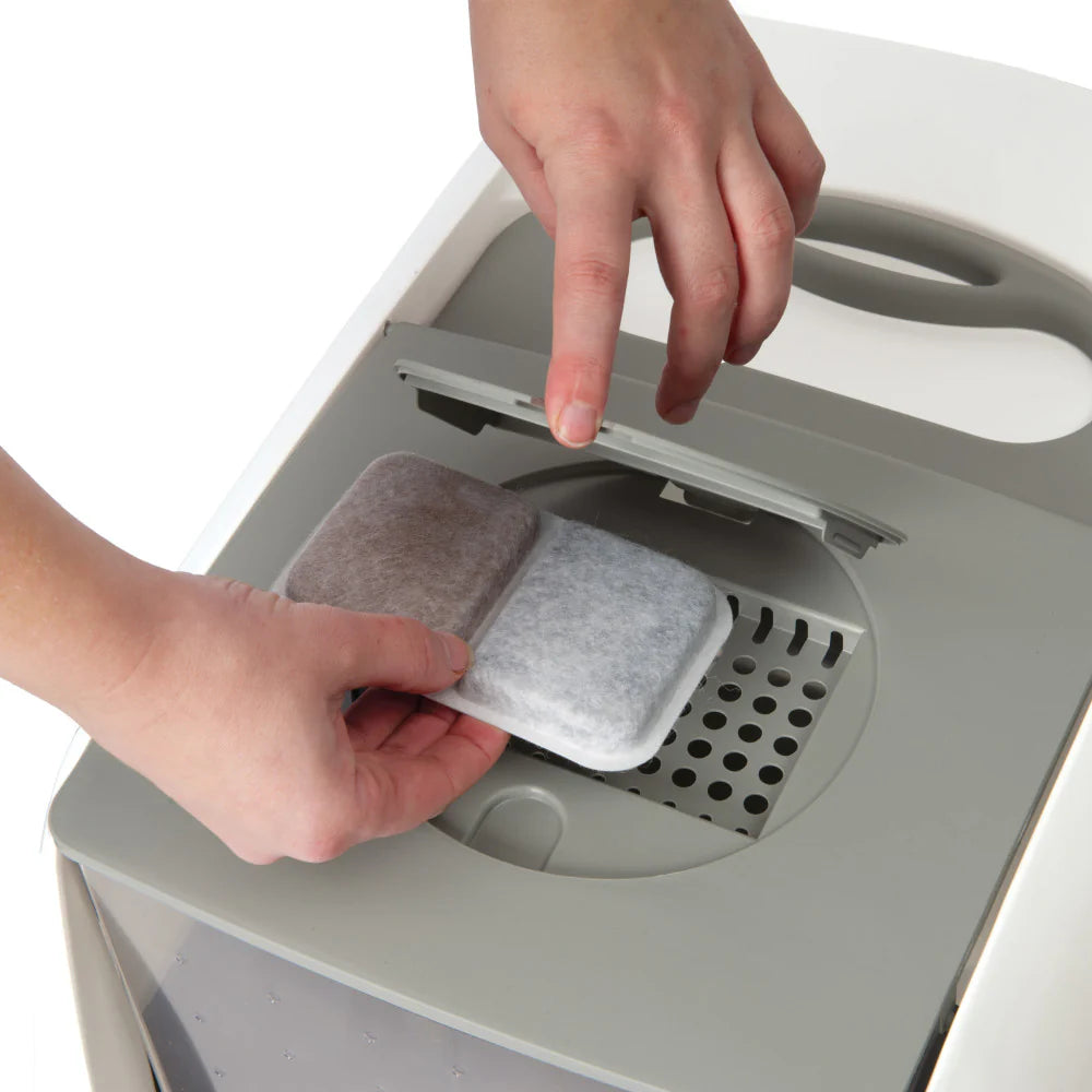 Catit | Filtro Dual Reductor de Olores de Arenero Airsift (2 recambios)