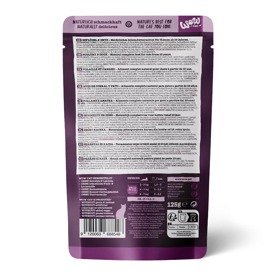 Wow | Senior Pato y Ave (125g)