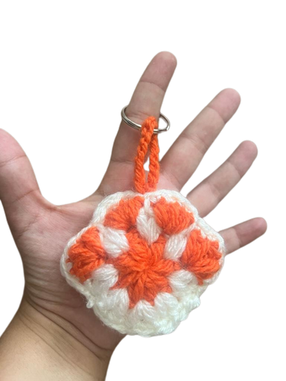 llaveros solidarios artesanales huella