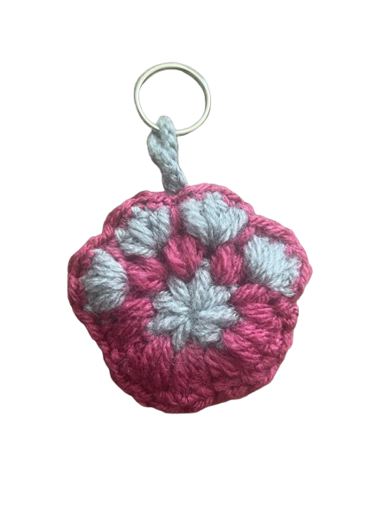 llaveros solidarios artesanales huella