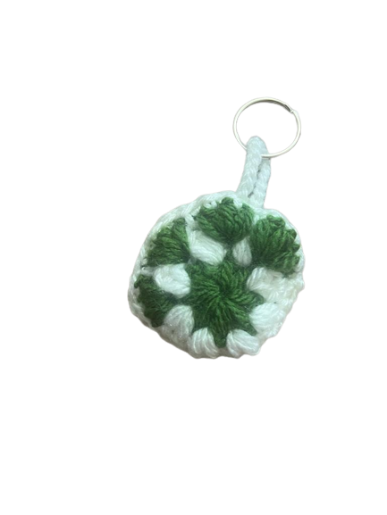 llaveros solidarios artesanales huella